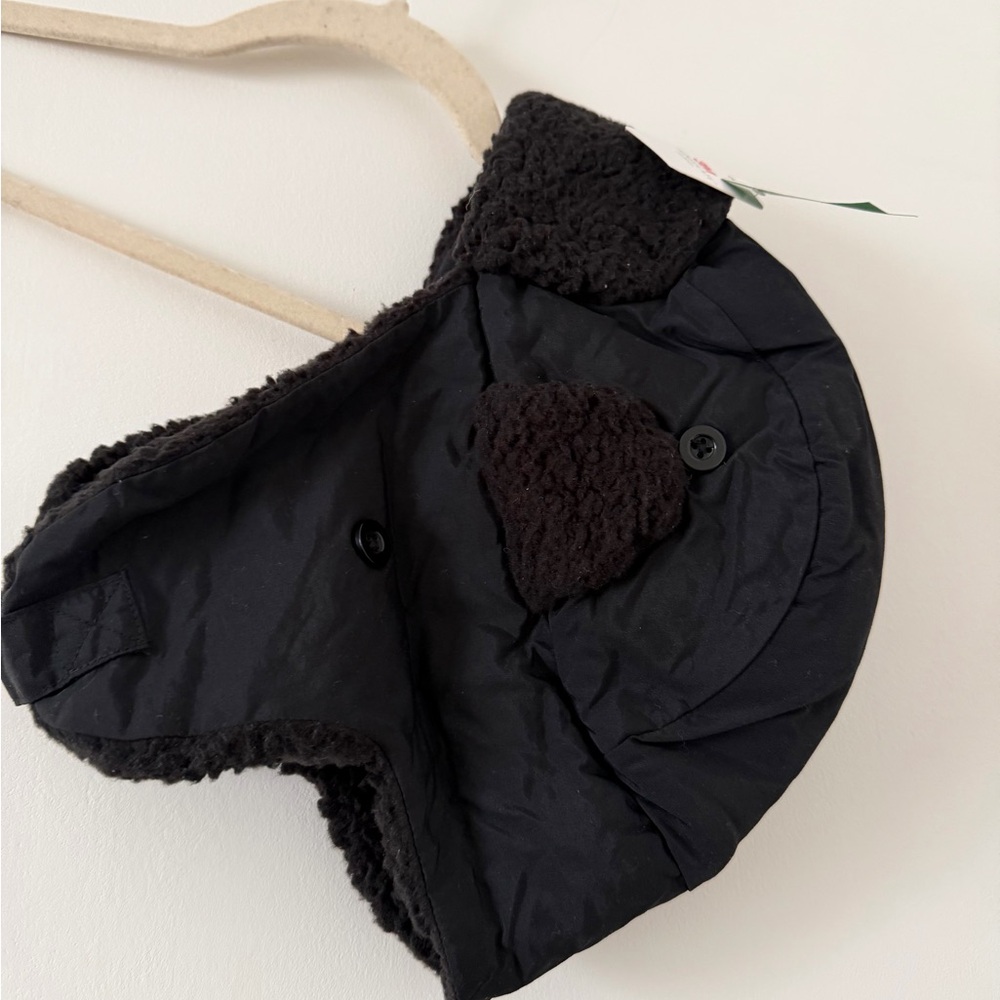 Gap Kids Snow Trapper Hat Black  NWT L/XL Winter